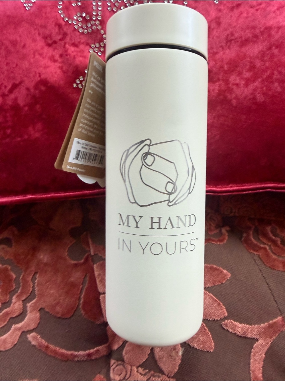 Miir Ivory 'My Hand In Yours' Insulated Traveler